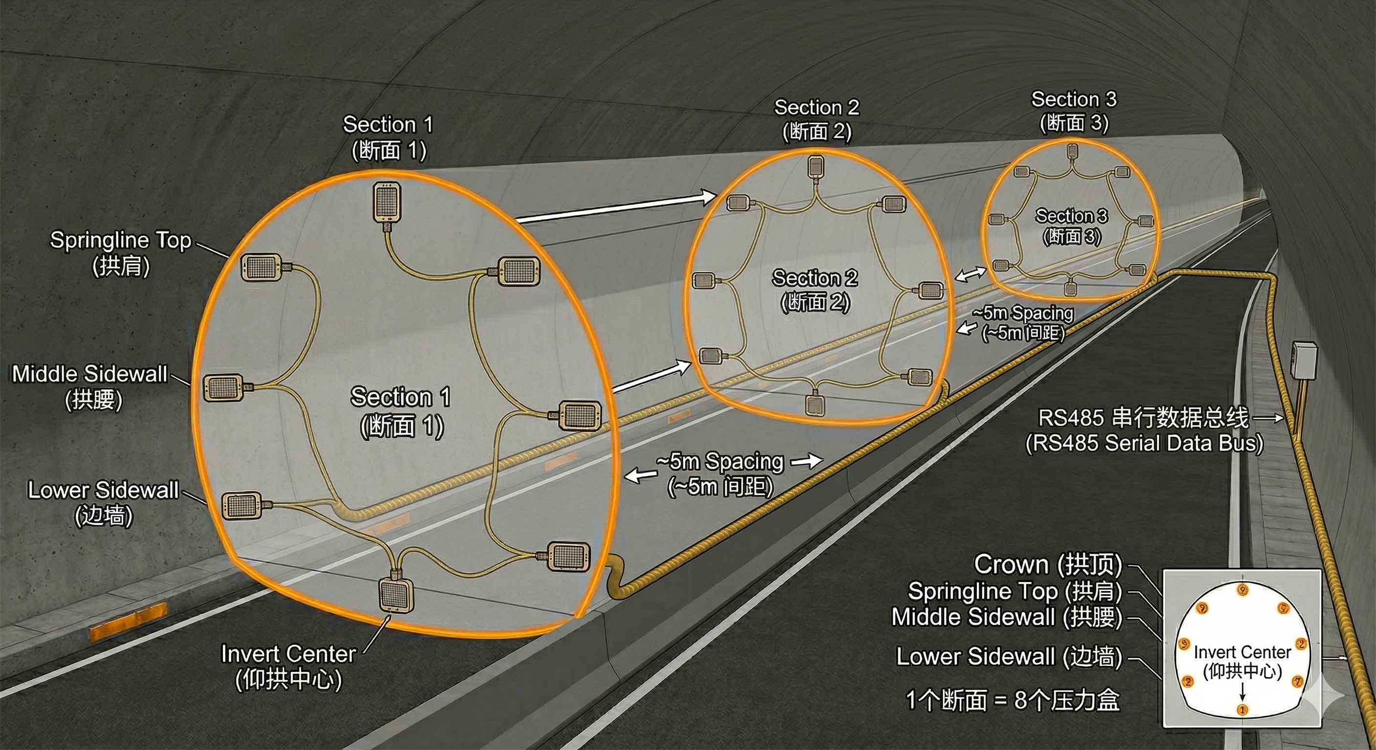 PMM 系统三维布置示意图
